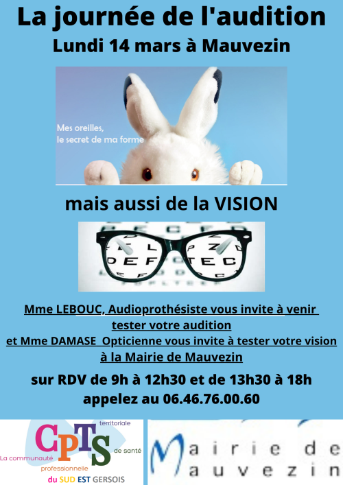 journée dépistage vision audition 14.03.2022